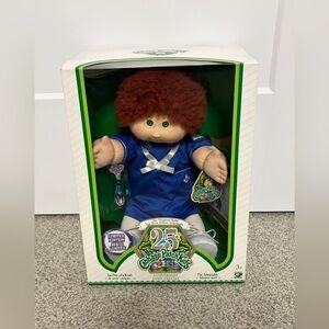 25th Anniversary Cabbage Patch fuzzy hair boy doll